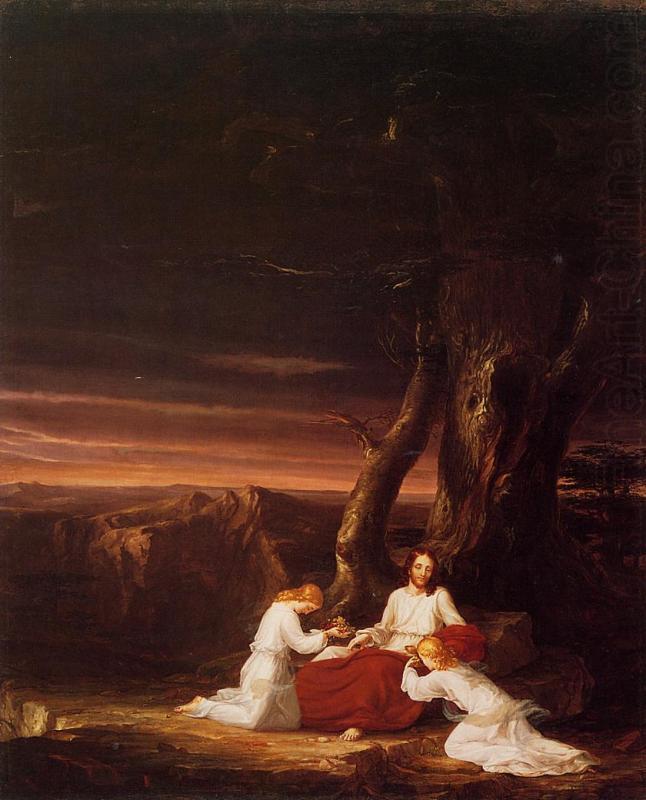 Angels Ministering to Christ in the Wilderness, Thomas Cole